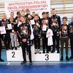 Mistrzostwa Polski Szkół Podstawowych U15 w zapasach w stylu klasycznym - grupa zawodników AKS Piotrków