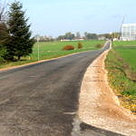 Droga Rokszyce - Oprzężów - nowy asfalt