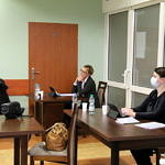 Radni Rady Gminy Wola Krzysztoporska podczas sesji budżetowej