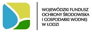 Lpgo Wojewódzkiego Funduszu Ochrony Środowiska i Gospodarki Wodnej w Łodzi - zielono-niebiesko-żółty kwadrat; obok nazwa