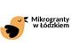 Mikrogranty w Łódzkiem logo z ptaszkiem