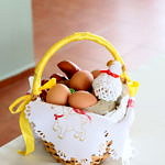 Święconka - jajka w koszyczki