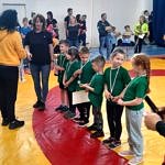 Dzieci podczas zmagań spartakiady przedszkolaka