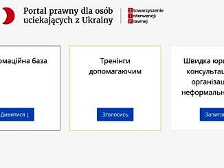 Portal prawny dla osób uciekających z Ukrainy