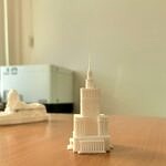 Sfinks i pałac kultury wydrukowane na drukarce 3D
