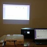 laptop i projektor