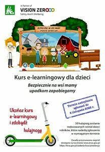 KRUS - plakat dziećmi - kurs e-learningowy dla dzieci