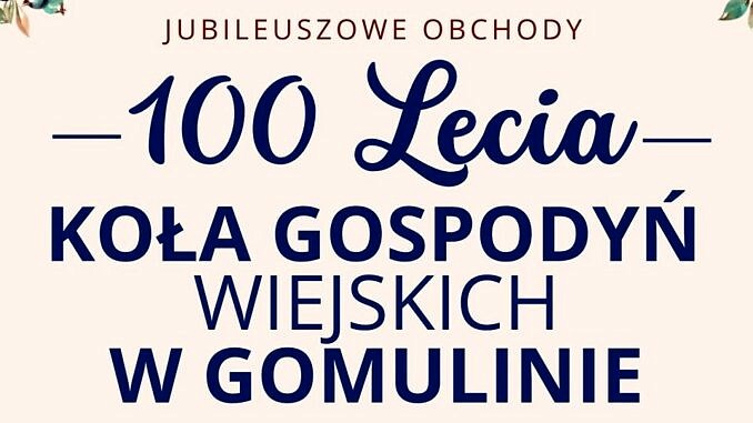 100-lecie KGW w Gomulinie