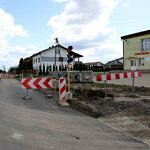 Prace budowlane na modernizowanej drodze Siomki Glina