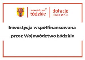 Logo - inwestycja współfinansowana przez Województwo Łódzkie