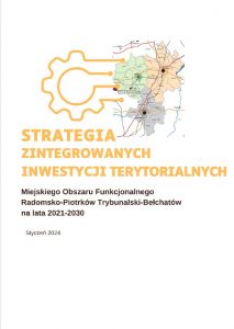 Strategia zintegrowanych Inwestycji Terytorialnych - plakat z mapka terytorium