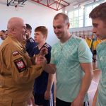 Komendant miejski PSP gratuluje drużynie z Woli Krzysztoporskiej